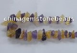 CNG2543 12*20mm – 15*30mm nuggets lavender amethyst & citrine beads