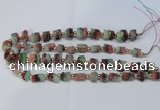 CNG2546 8*12mm – 13*18mm tube druzy quartz beads wholesale