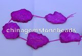 CNG2572 15.5 inches 45*50mm - 55*65mm freeform druzy agate beads