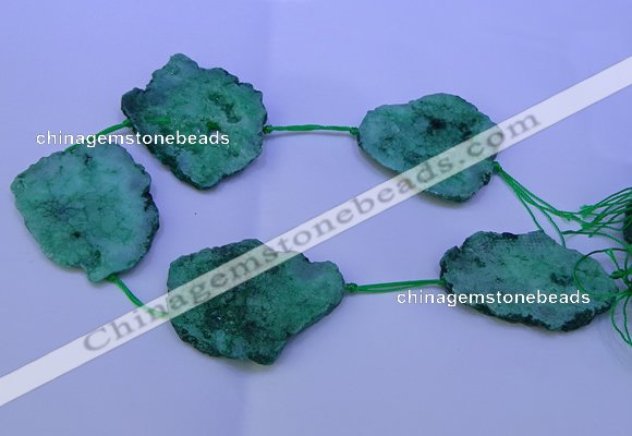 CNG2574 15.5 inches 45*50mm - 55*65mm freeform druzy agate beads