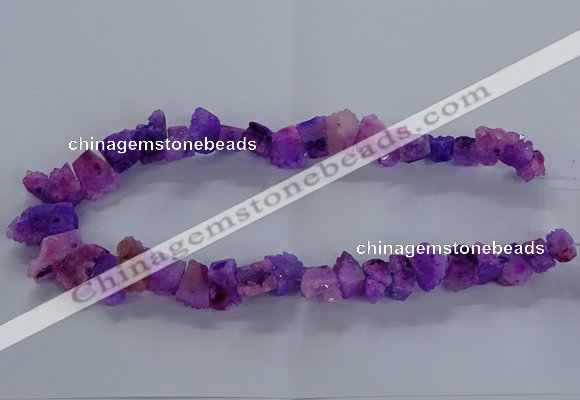 CNG2581 15.5 inches 13*18mm - 15*25mm nuggets druzy agate beads