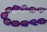 CNG2609 15.5 inches 30*35mm - 40*45mm freeform agate beads