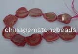 CNG2610 15.5 inches 30*35mm - 40*45mm freeform agate beads