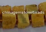 CNG2618 15.5 inches 10*12mm - 14*16mm nuggets druzy agate beads