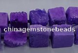 CNG2619 15.5 inches 10*12mm - 14*16mm nuggets druzy agate beads