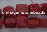 CNG2620 15.5 inches 10*12mm - 14*16mm nuggets druzy agate beads