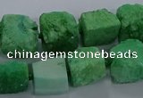 CNG2622 15.5 inches 10*12mm - 14*16mm nuggets druzy agate beads