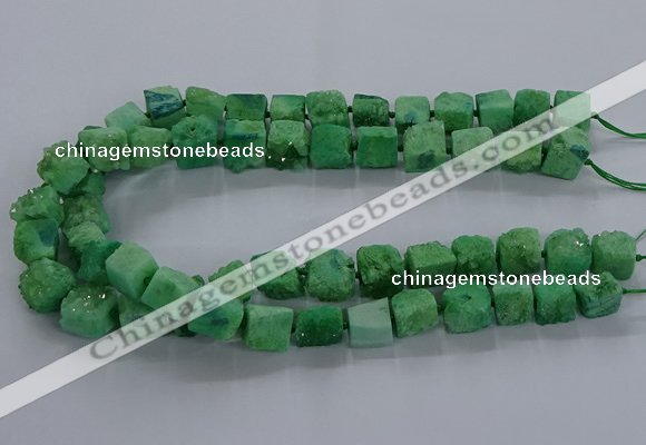 CNG2622 15.5 inches 10*12mm - 14*16mm nuggets druzy agate beads