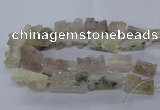 CNG2631 15.5 inches 20*25mm - 23*42mm freeform druzy amethyst beads