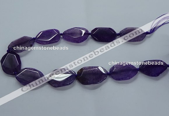 CNG2637 15.5 inches 22*30mm - 25*35mm freeform agate beads