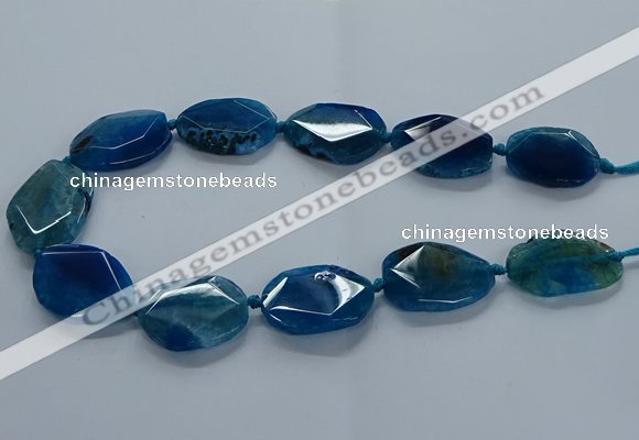 CNG2639 15.5 inches 22*30mm - 25*35mm freeform agate beads