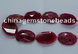 CNG2649 15.5 inches 30*38mm - 40*50mm freeform agate beads