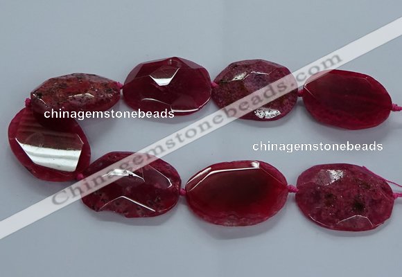 CNG2649 15.5 inches 30*38mm - 40*50mm freeform agate beads