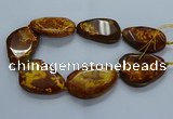 CNG2653 15.5 inches 38*48mm - 42*55mm freeform agate beads