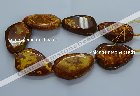 CNG2653 15.5 inches 38*48mm - 42*55mm freeform agate beads