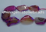 CNG2664 15.5 inches 35*45mm - 40*55mm freeform agate beads