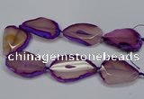 CNG2665 15.5 inches 30*40mm - 40*55mm freeform agate beads