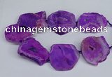 CNG2672 15.5 inches 30*40mm - 40*50mm freeform druzy agate beads