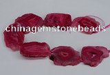 CNG2676 15.5 inches 30*40mm - 40*50mm freeform druzy agate beads