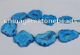 CNG2678 15.5 inches 30*40mm - 40*50mm freeform druzy agate beads