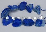 CNG2679 15.5 inches 30*40mm - 40*50mm freeform druzy agate beads