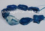 CNG2680 15.5 inches 30*40mm - 40*50mm freeform druzy agate beads