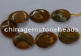 CNG2689 15.5 inches 40*50mm - 45*55mm freeform agate gemstone beads