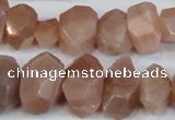 CNG2701 15.5 inches 10*14mm - 13*18mm faceted nuggets moonstone beads