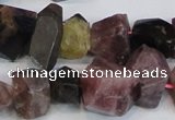 CNG2704 15.5 inches 10*14mm - 13*18mm faceted nuggets tourmaline beads