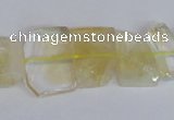 CNG2706 15.5 inches 13*18mm - 15*20mm freeform natural citrine beads