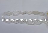 CNG2710 15.5 inches 18*25mm - 25*35mm freeform white crystal beads