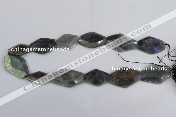 CNG2712 15.5 inches 18*25mm - 25*35mm freeform labradorite beads