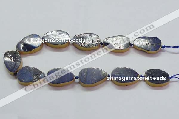 CNG2725 15.5 inches 18*28mm - 20*30mm freeform lapis lazuli beads