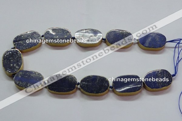 CNG2727 15.5 inches 18*28mm - 20*30mm freeform lapis lazuli beads