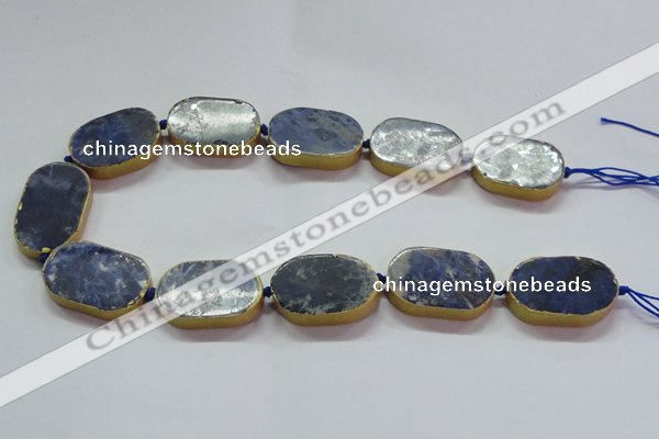 CNG2728 15.5 inches 18*28mm - 20*30mm freeform sodalite beads