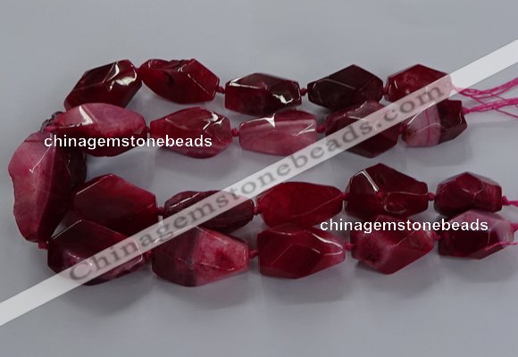 CNG2734 15.5 inches 15*30mm - 20*40mm nuggets agate beads