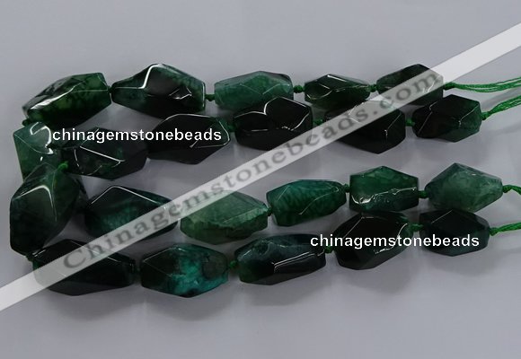 CNG2736 15.5 inches 15*30mm - 20*40mm nuggets agate beads