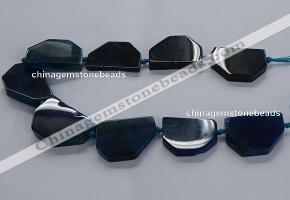 CNG2743 15.5 inches 28*40mm - 30*45mm freeform agate beads