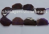 CNG2747 15.5 inches 30*45mm - 35*50mm freeform agate beads