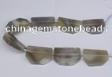 CNG2750 15.5 inches 30*45mm - 35*50mm freeform agate beads