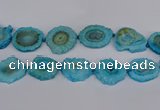 CNG2765 15.5 inches 30*40mm - 45*50mm freeform druzy agate beads