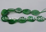 CNG2779 15.5 inches 30*35mm - 35*40mm freeform agate beads