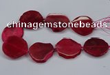 CNG2786 15.5 inches 35*40mm - 45*50mm freeform agate beads