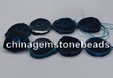 CNG2787 15.5 inches 35*40mm - 45*50mm freeform agate beads