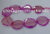 CNG2790 15.5 inches 30*40mm - 40*55mm freeform agate beads