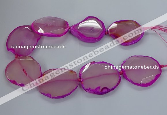 CNG2790 15.5 inches 30*40mm - 40*55mm freeform agate beads