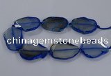 CNG2793 15.5 inches 30*40mm - 40*55mm freeform agate beads