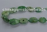 CNG2811 15.5 inches 25*35mm - 30*45mm freeform druzy agate beads