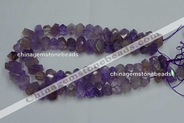 CNG2821 10*14mm - 13*18mm faceted nuggets ametrine beads