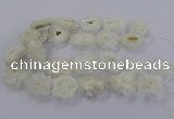 CNG2846 15.5 inches 30*40mm - 45*50mm freeform druzy agate beads